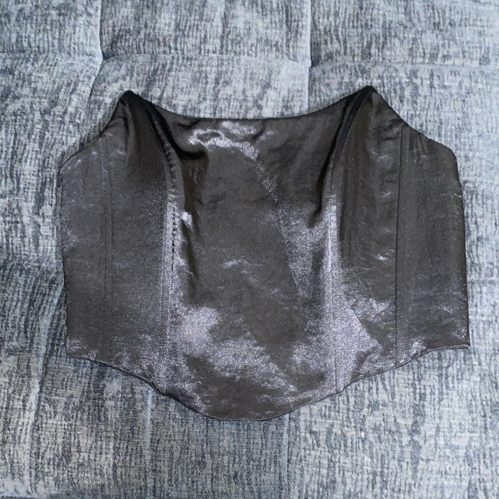 Satin Corset Tube Top